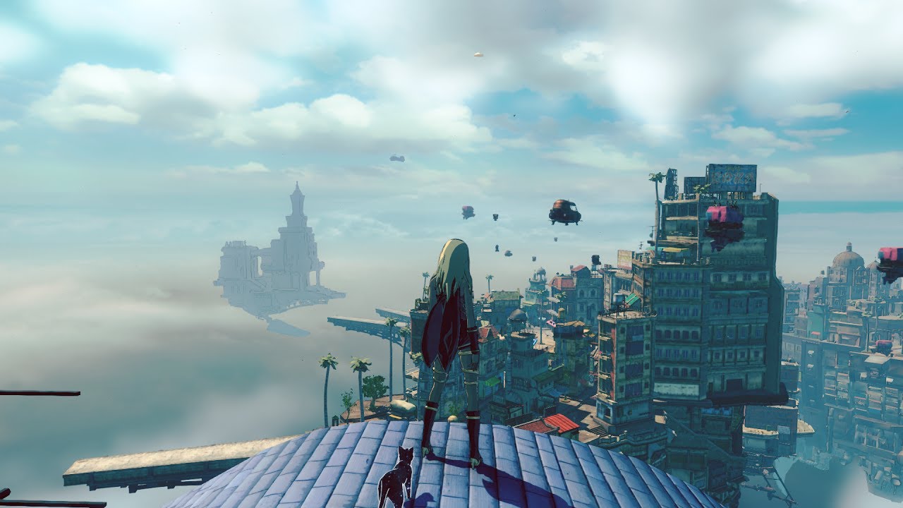 Gravity Rush 2 Free Roam Gameplay