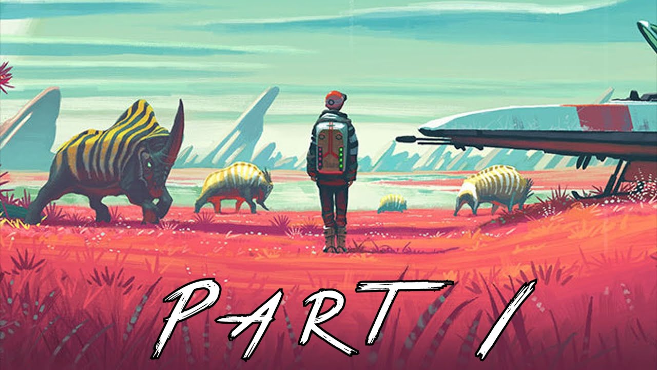 No Man's Sky Walkthrough Gameplay Part 1 - Planets (PS4)