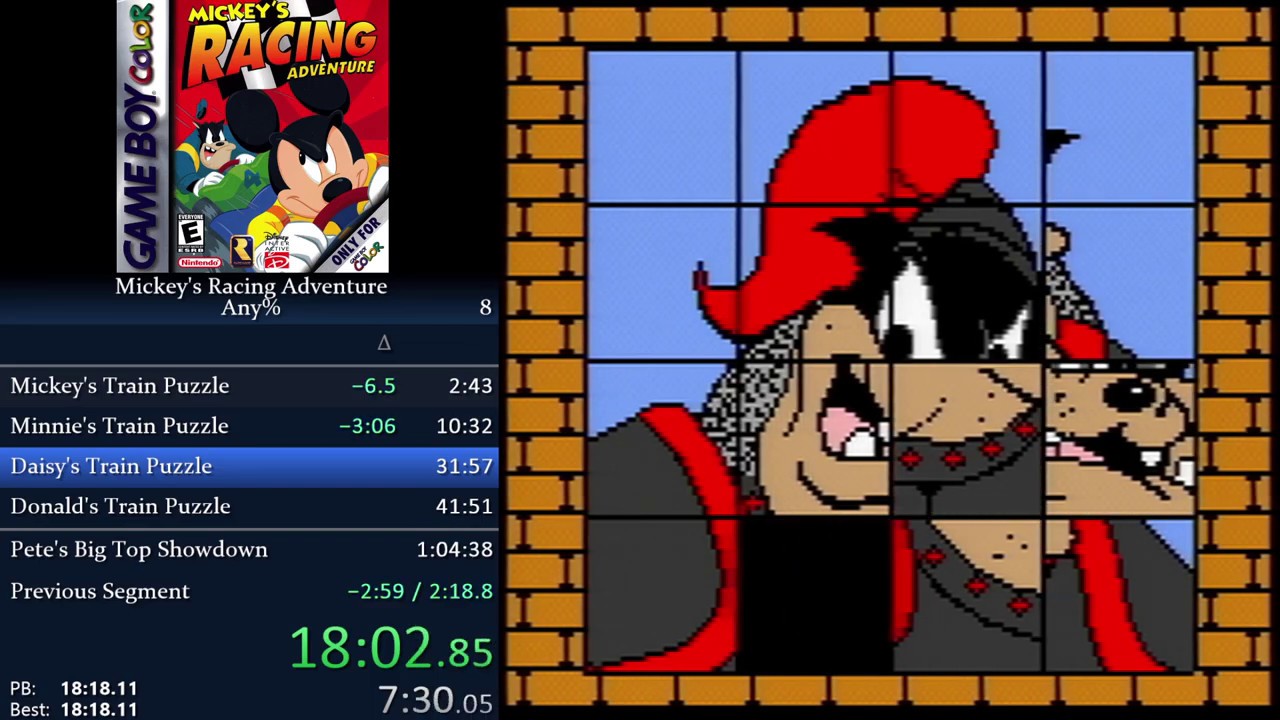 Mickey's Racing Adventure - Any% Speedrun - 58:54 by meauxdal