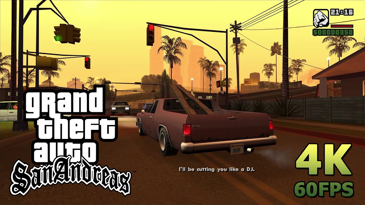 GTA San Andreas (2004) PC Gameplay [4K 60FPS] | First 30 Minutes