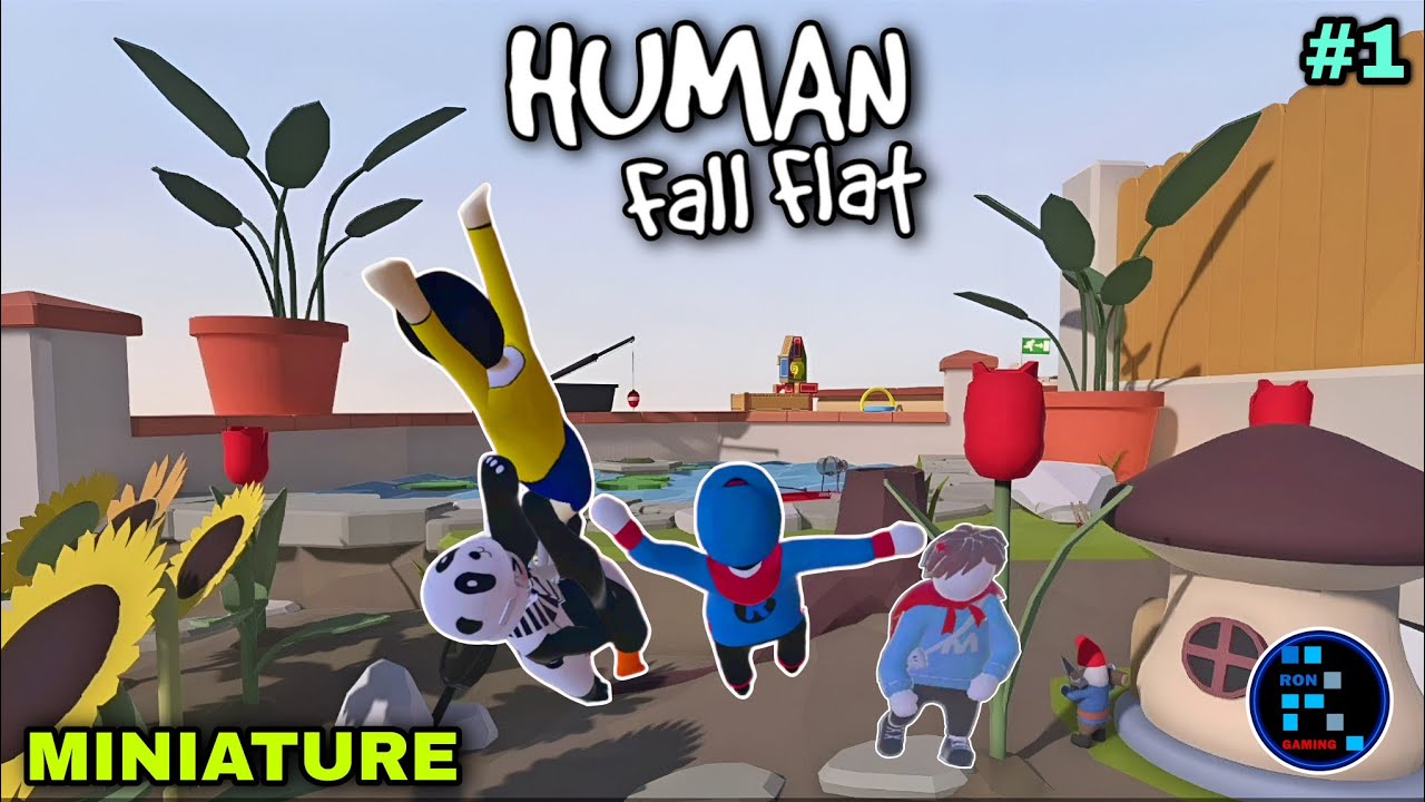 [Hindi] Human: Fall Flat | Miniature Map With Friends (PART-1)