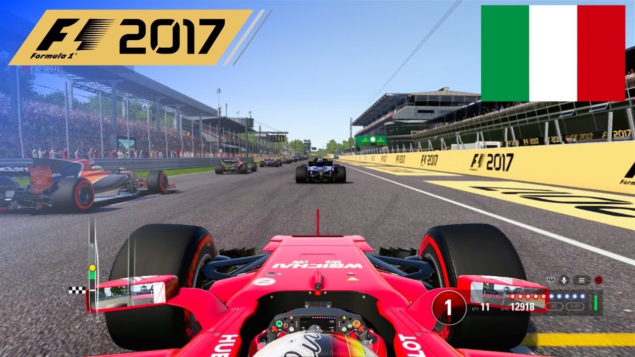 F1 2017 - 100% Race at Autodromo di Monza, Italy in Vettel's Ferrari