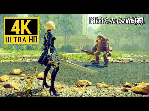 NieR: Automata - 4K Gameplay (GTX 1080) @ 4K ✔