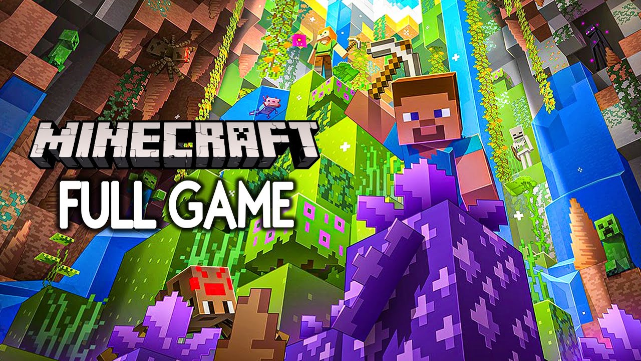 Minecraft - FULL GAME (4K 60FPS) Walkthrough Gameplay No Commentary