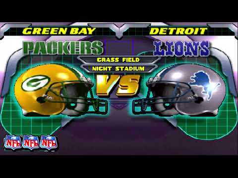 NFL Blitz 2000 Packers vs Lions - N64