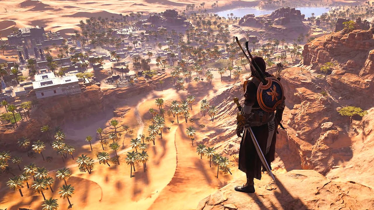 Assassin's Creed Origins - Persian Assassin Stealth Master, Dual Blade Kills & Highest Leap of Faith