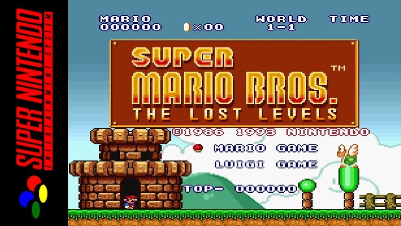 [Longplay] SNES - Super Mario All-Stars - Super Mario Bros - The Lost Levels [Mario] (HD, 60FPS)