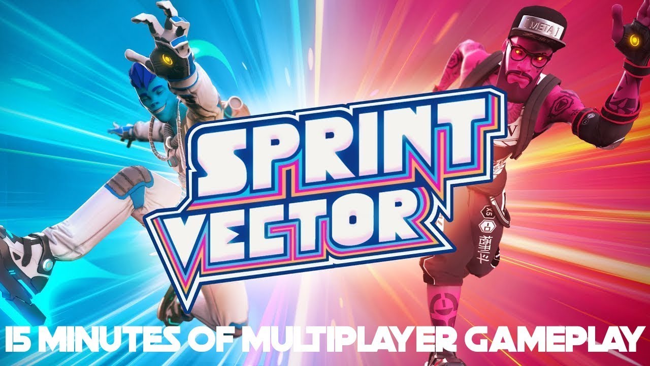 Sprint Vector | 15 Minutes Of Multiplayer Gameplay | No Commentary | PSVR + PS4 PRO