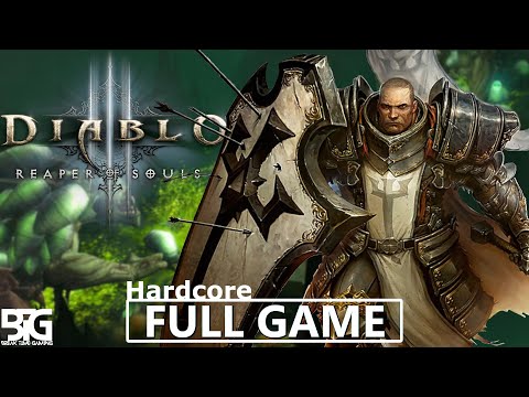 Diablo 3 Reaper of Souls - Hardcore Crusader - Full Game Walkthrough (No Commentary, PS4 Pro)