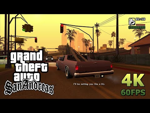 Grand Theft Auto San Andreas (2004) PC Gameplay [4K 60FPS] | First 30 Minutes