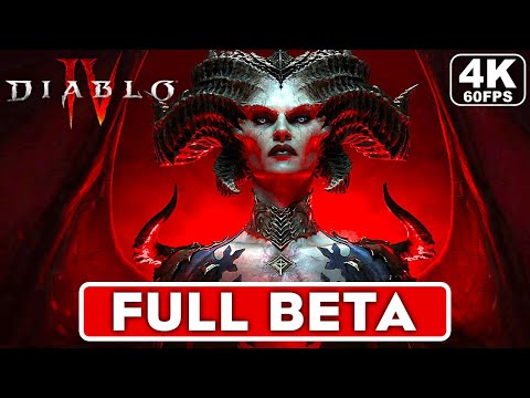 DIABLO 4 Gameplay Walkthrough Part 1 FULL BETA [4K 60FPS PC ULTRA] - No Commentary