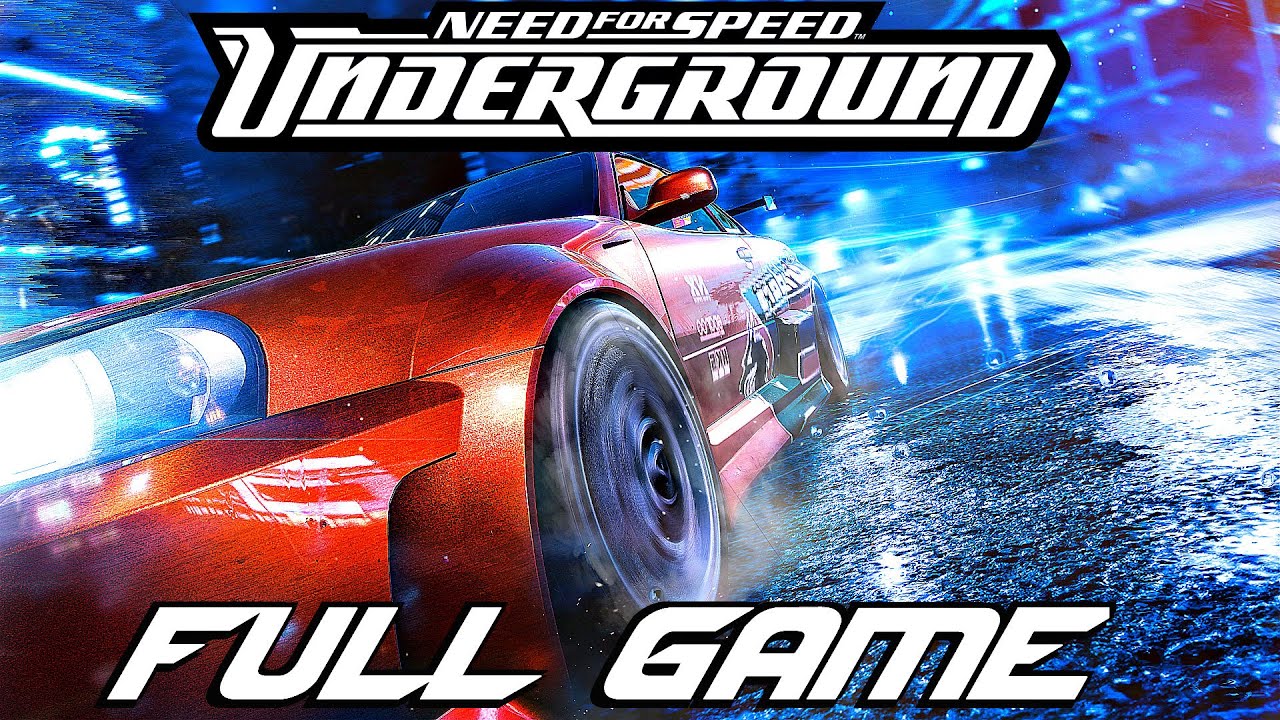 NEED FOR SPEED UNDERGROUND Gameplay Walkthrough FULL GAME (4K 60FPS) Remastered