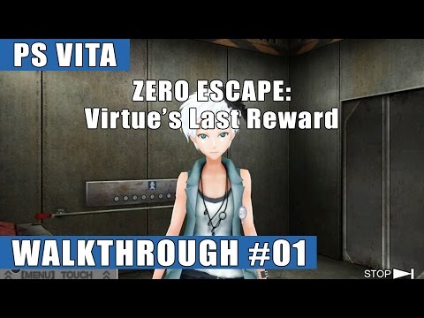 Zero Escape: Virtue's Last Reward Walkthrough/Gameplay #1 (Elevator) (PS Vita)