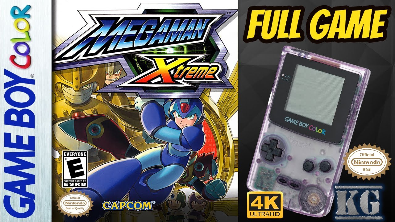 Mega Man Xtreme [GAME BOY COLOR] Gameplay Walkthrough FULL GAME [4K60ᶠᵖˢ????]