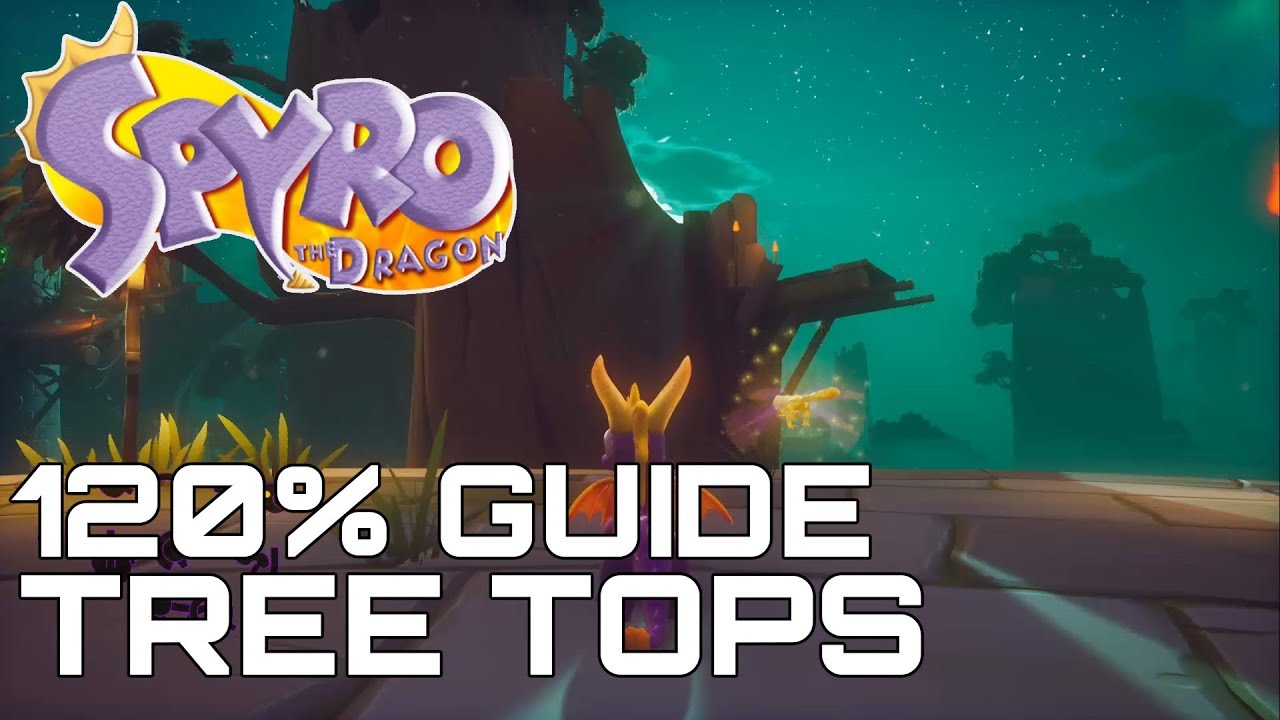 Spyro The Dragon (Reignited) 120% Guide TREE TOPS (ALL GEMS, EGGS, DRAGONS...)