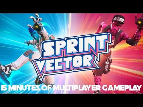 Sprint Vector | 15 Minutes Of Multiplayer Gameplay | No Commentary | PSVR + PS4 PRO