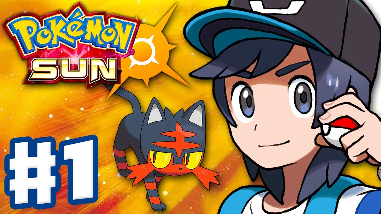 Pokemon Sun and Moon - Gameplay Walkthrough Part 1 - Alola Intro and Litten Starter! (Nintendo 3DS)