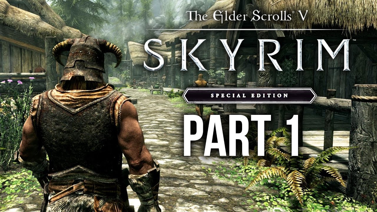 SKYRIM SPECIAL EDITION Gameplay Walkthrough Part 1 - INTRO (SKYRIM Remastered)