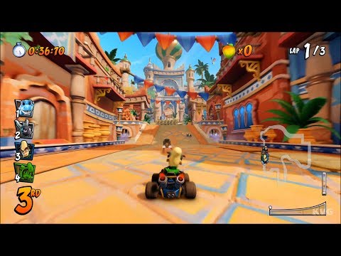 Crash Team Racing Nitro-Fueled - N. Brio Gameplay (PS4 HD) [1080p60FPS]