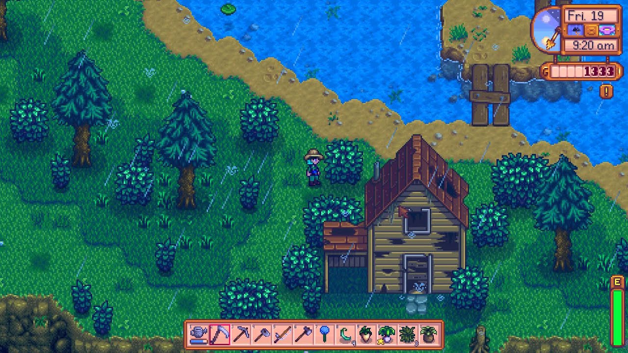Stardew Valley. Quest "Robin's Lost Axe".