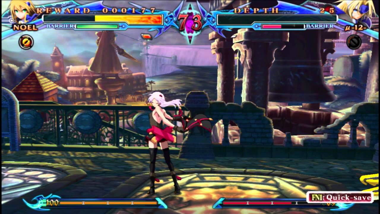 BlazBlue: CHRONOPHANTASMA Vita Gameplay