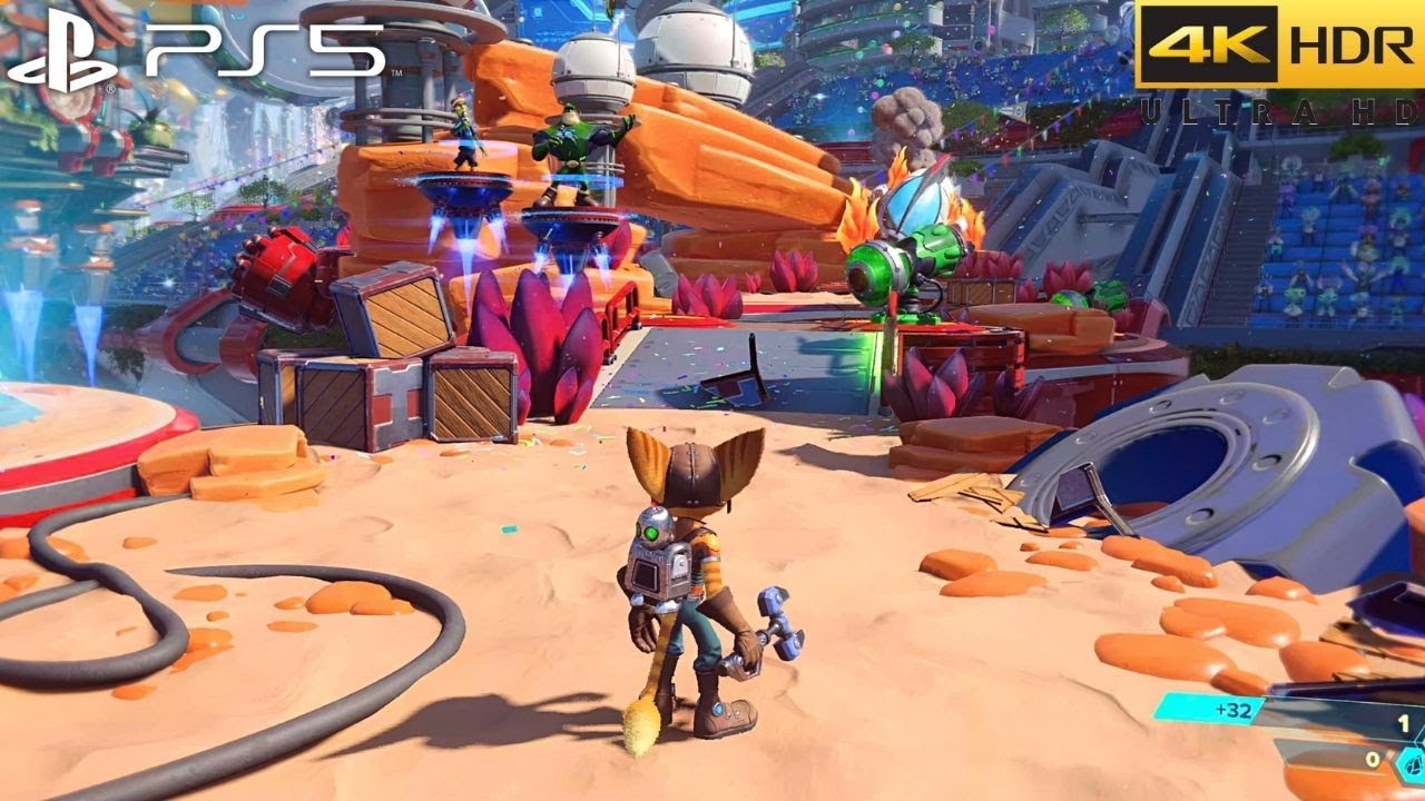 Ratchet & Clank: Rift Apart (PS5) 4K 60FPS HDR + Ray tracing Gameplay - (Performance RT mode)
