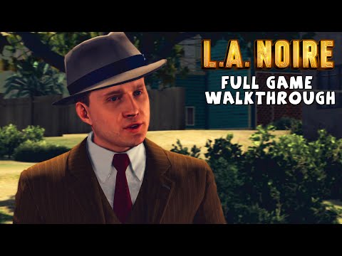 LA NOIRE - FULL GAME (ALL CASES) - 5 Star Walkthrough - No Commentary