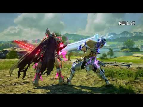 Soul Calibur 6 - Nightmare vs Siegfried Gameplay (1080p 60fps)