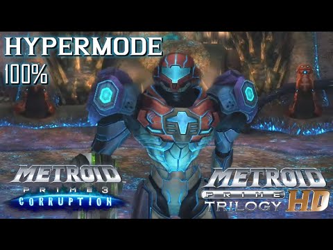 Metroid Prime 3: Corruption HD [Wii] - Complete Gameplay 100% / All Upgrades (Hyper Mode)