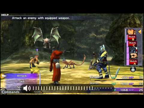 Final Fantasy X HD Vita Gameplay