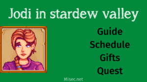 Jodi in Stardew Valley