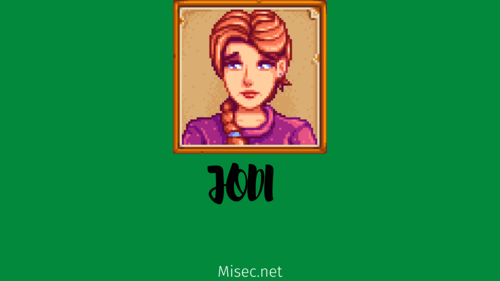 Jodi in Stardew Valley