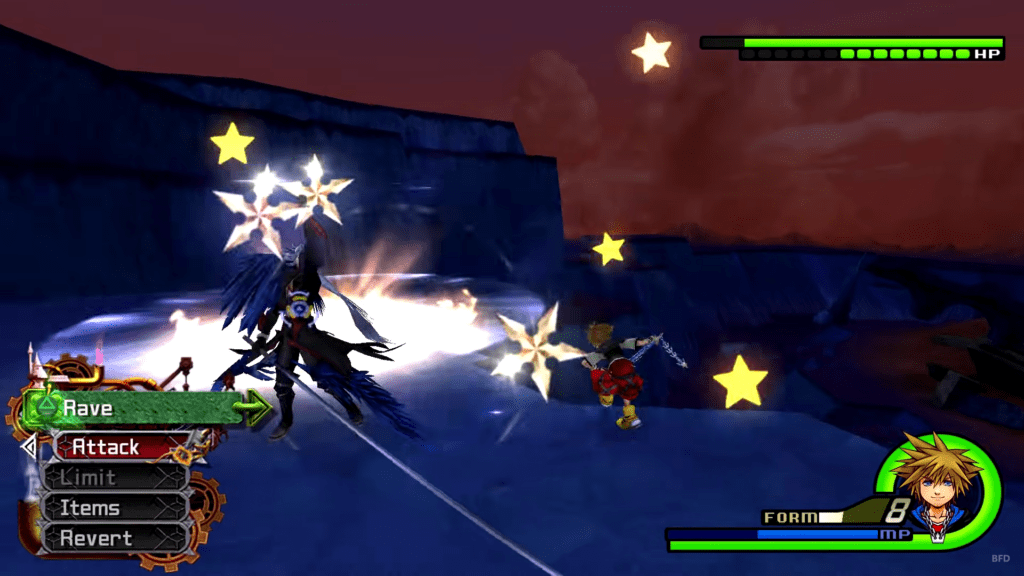 Sora Versus Sephiroth - Kingdom Hearts II